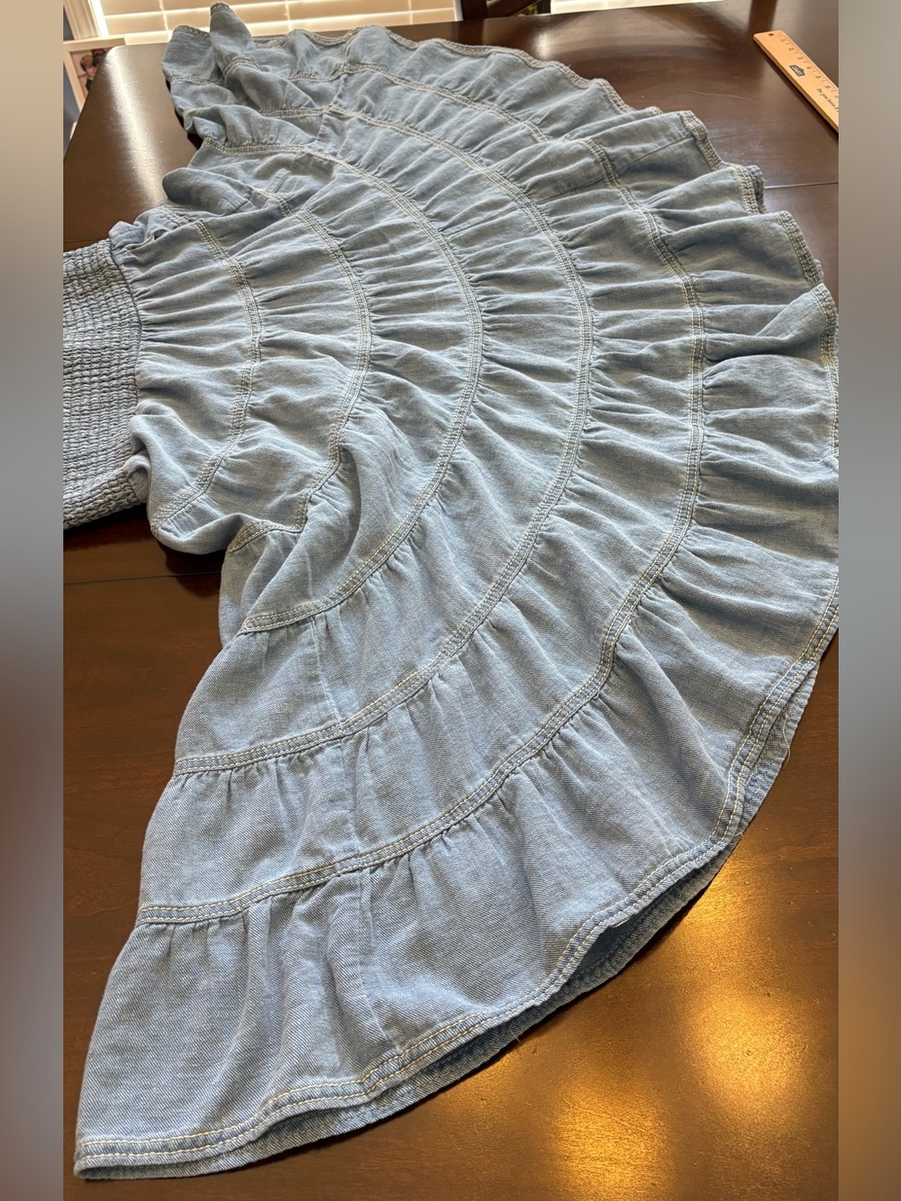 Pilcro Reese 100% Cotton
Smocked Midi Skirt medium - Picture 7 of 16